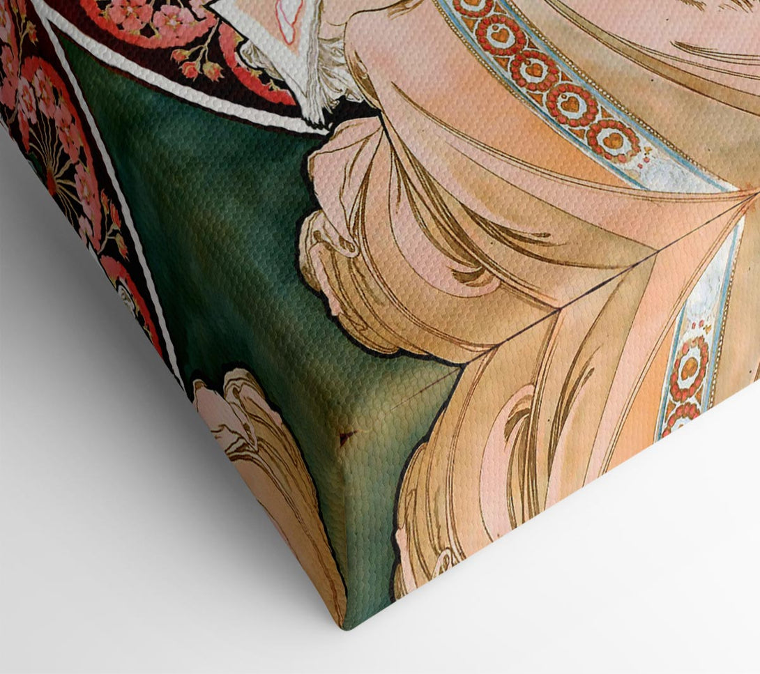  A Canvas Print of Alphonse Mucha Champenois Canvas Art
