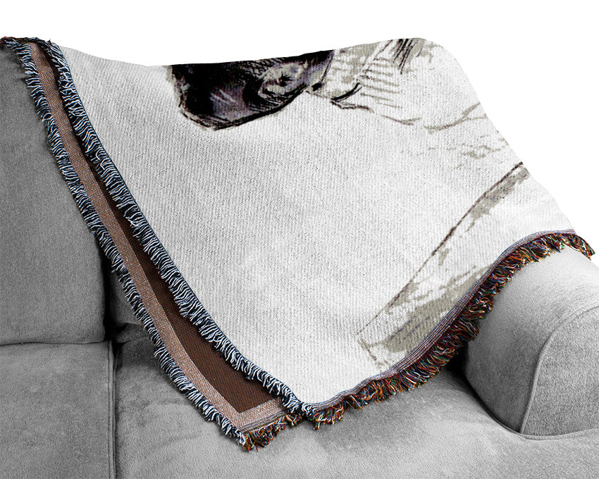 Toulouse Lautrec Charles De Toulouse Lautrec Woven Blanket