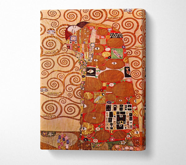  A Canvas Print of Klimt Embrace Canvas Art