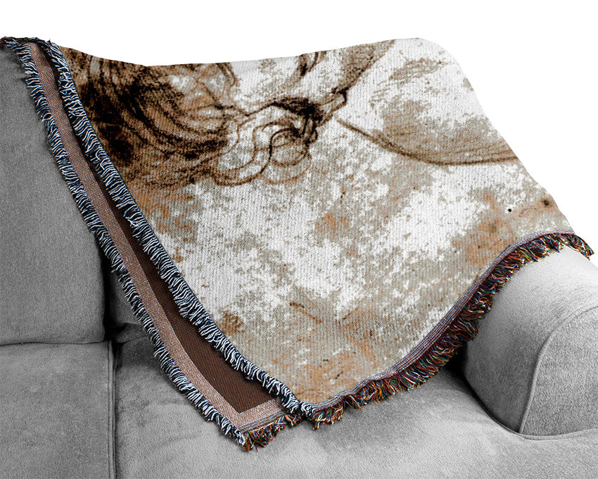 Rubens Female Figure Woven Blanket