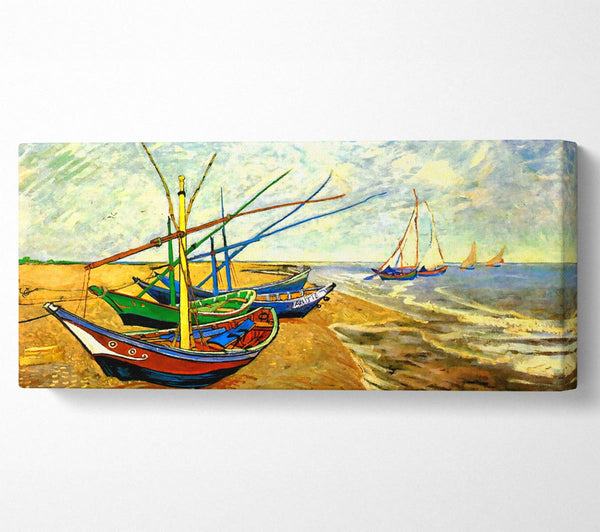 Van Gogh Fishing Boats On The Beach At Saintes-Maries