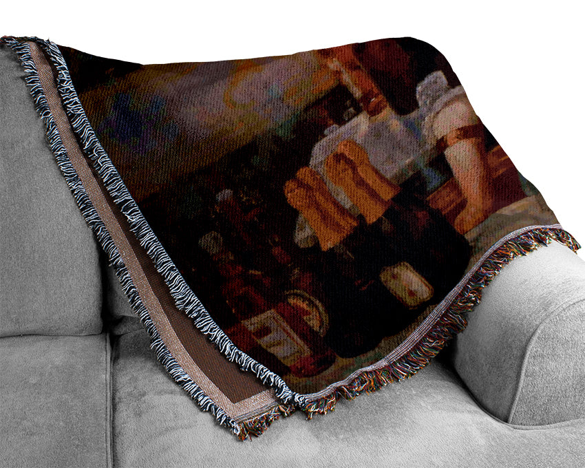 Manet Folies-Bergere Woven Blanket