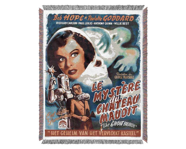 Ghost Breakers Poster 3 Woven Blanket