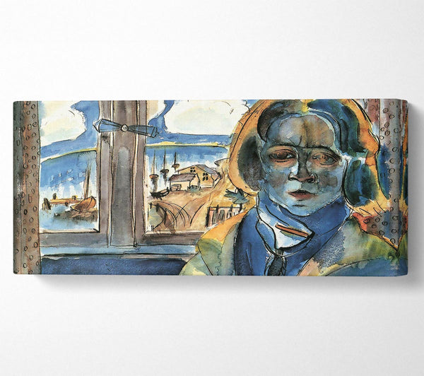 Walter Gramatte Girl At The Window Sonia