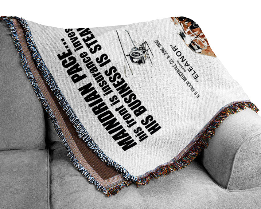 Gone In 60 Seconds Poster 1 Woven Blanket
