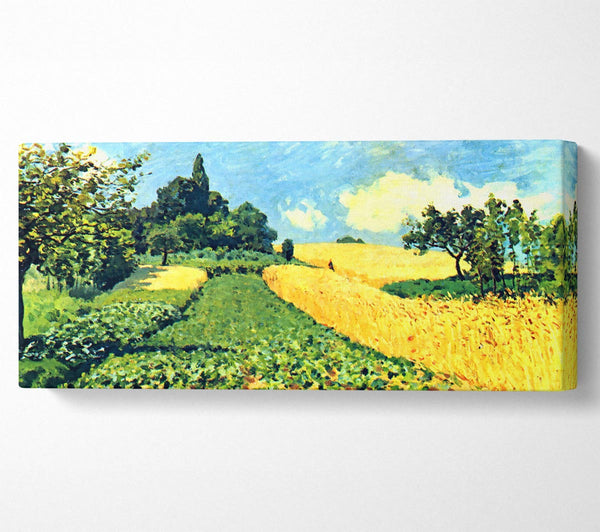 Sisley Grain Fields On The Hills Of Argenteuil