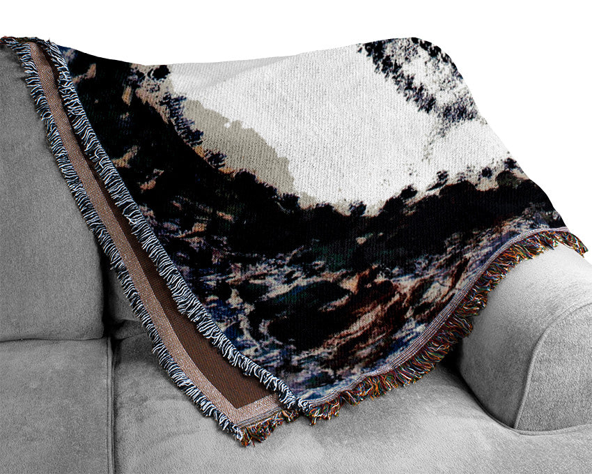 Modigliani Head 2 Woven Blanket