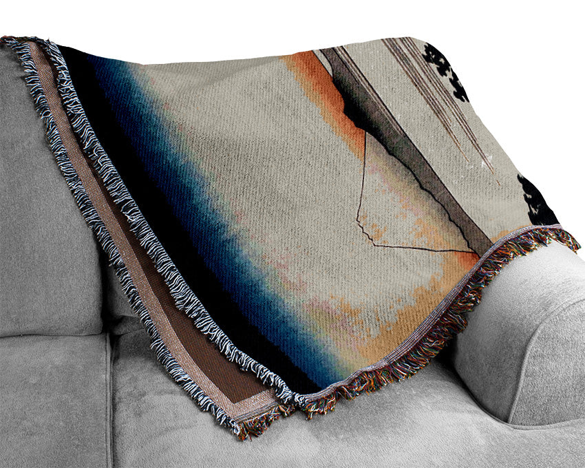 Hiroshige Horie And Nekozane Woven Blanket