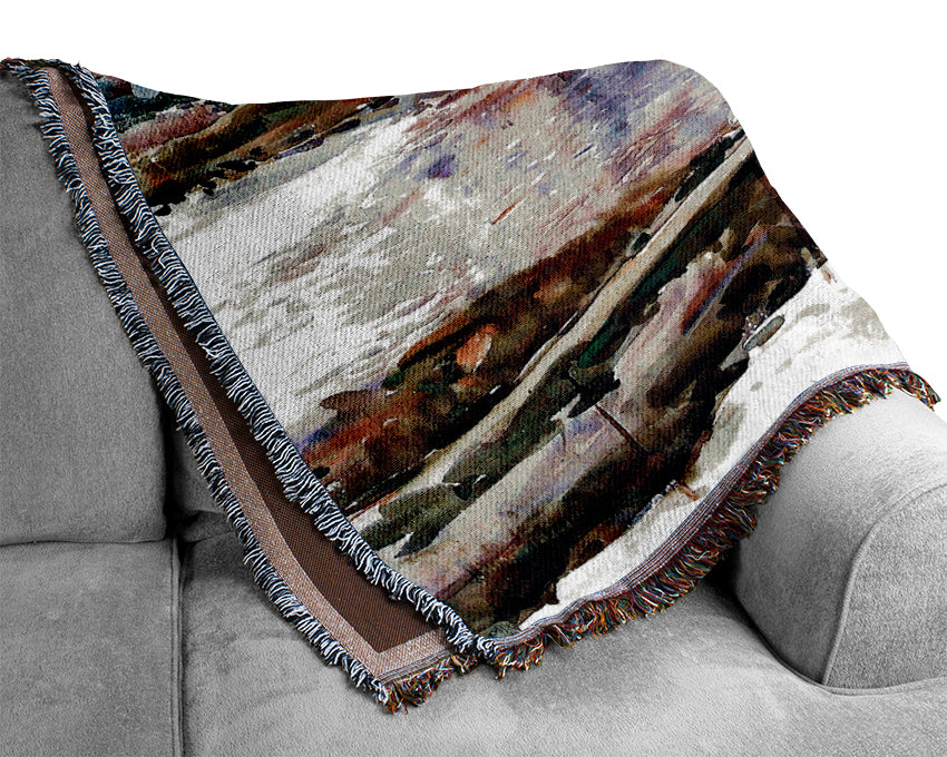 Hassam In Gloucester Woven Blanket