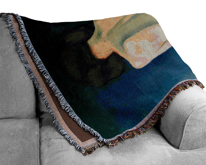 Felix Vallotton In The Water Woven Blanket