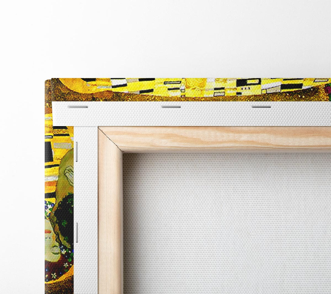 A Canvas Print of Klimt Kiss Canvas Print