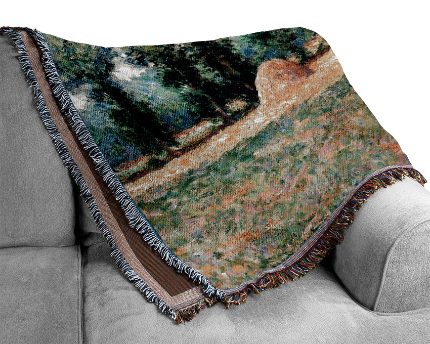 Monet Haystacks Woven Blanket