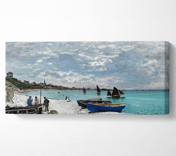 Monet The Beach At Sainte-Adresse