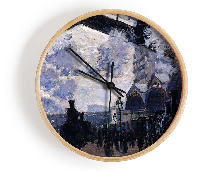 Monet The Gare St Lazare Clock - Wallart-Direct UK