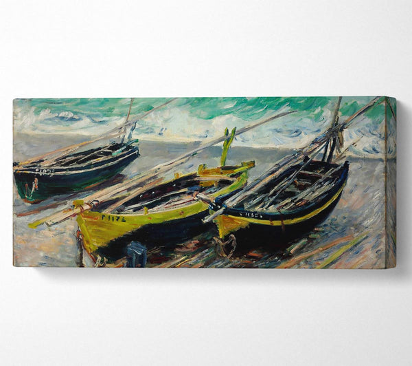 Monet Three Fishing Boats