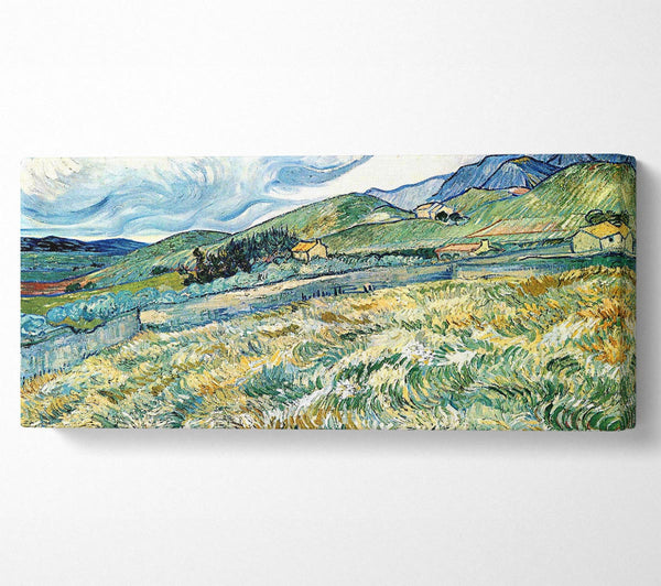 Van Gogh Mountain Landscape Behind The Hospital Saint-Paul
