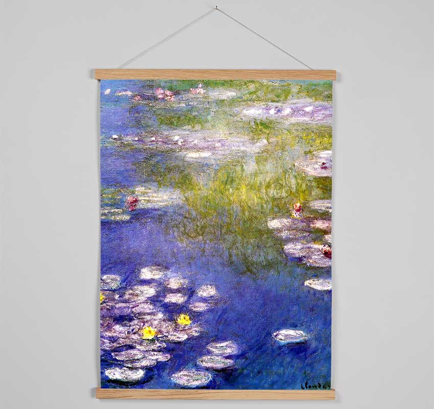 Monet Nympheas At Giverny Hanging Poster - Wallart-Direct UK