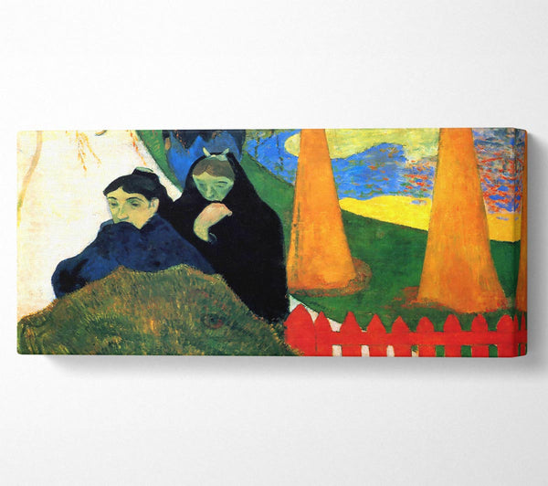 Gauguin Old Maids In A Winter Garden Arles