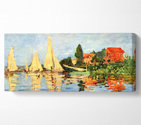 Monet Regatta At Argenteuil