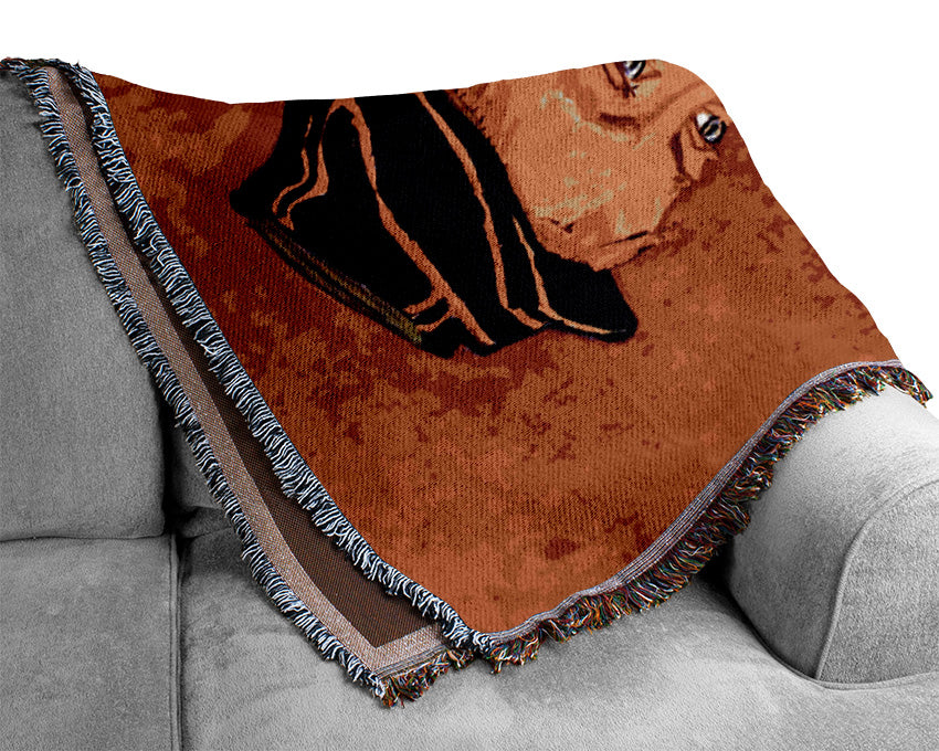 Van Gogh Schoolboy Woven Blanket