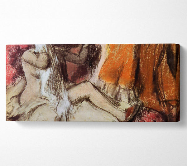 Degas Seated Female Nude On A Chaise Lounge