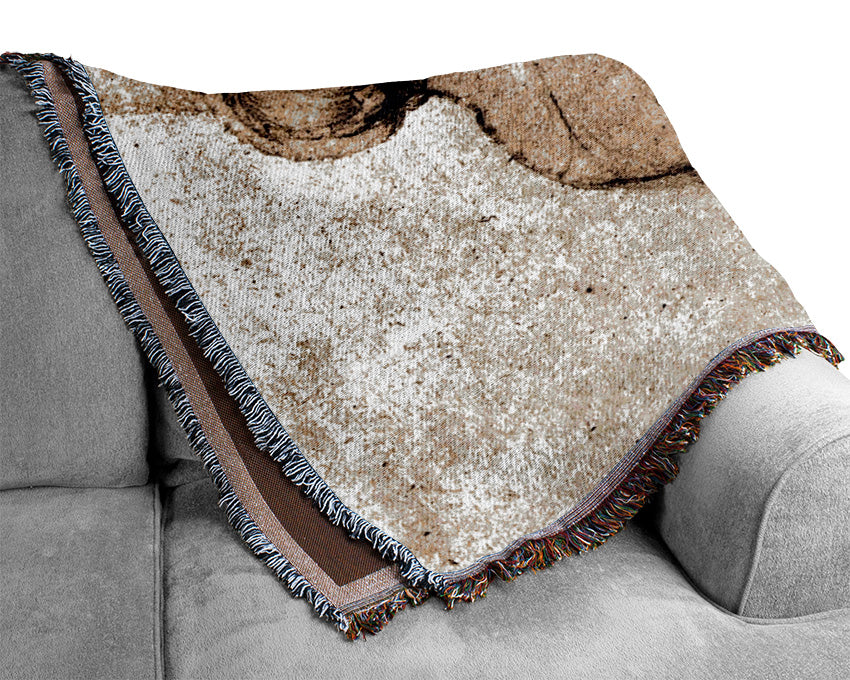 Rubens Sitting Girl Woven Blanket