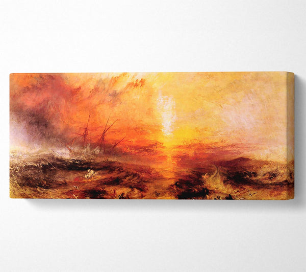 Joseph Mallord Turner Slaves Being Thrown Overboard Typhoon Approaching