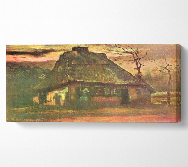 Van Gogh Straw Hut At Dusk