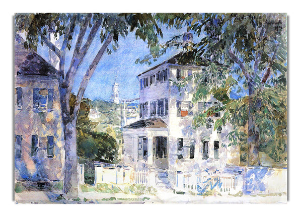 Straße in Portsmouth von Hassam