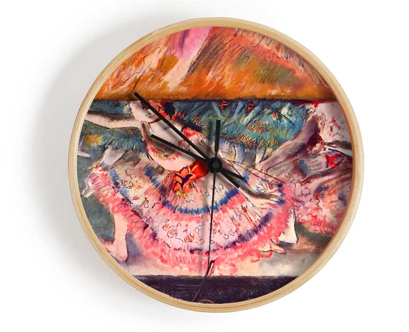 Degas The Curtain Falls Clock - Wallart-Direct UK