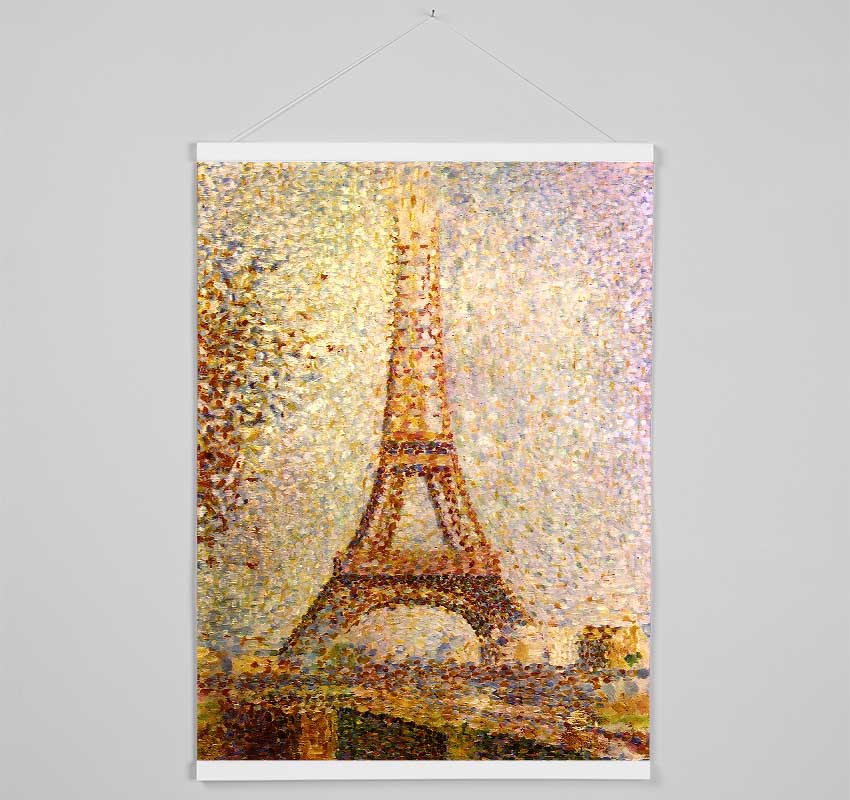 Seurat The Eiffel Tower Hanging Poster - Wallart-Direct UK