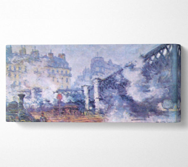 Monet The Europe Bridge Saint Lazare Station In Paris