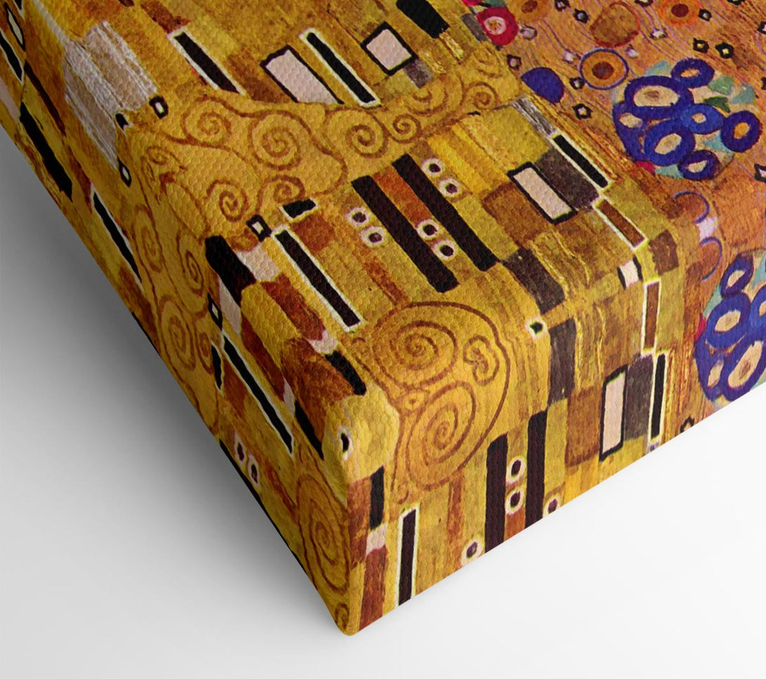  A Canvas Print of Klimt The Kiss Close Canvas Print