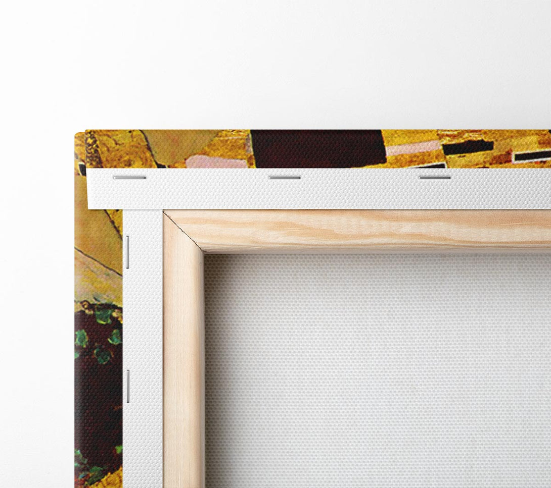  A Canvas Print of Klimt The Kiss Close Canvas Print