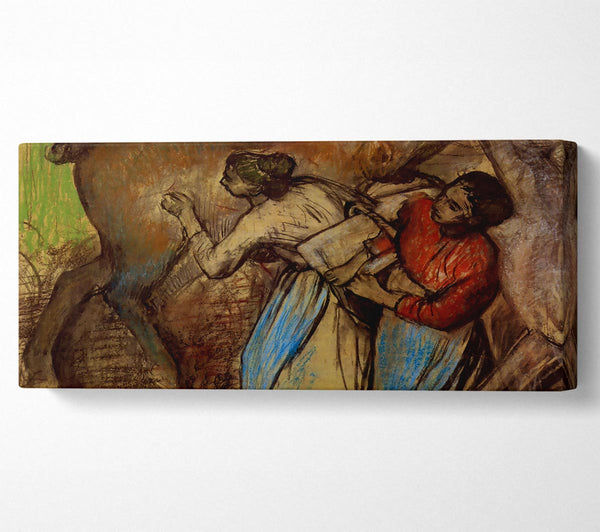 Degas Two Women Washing Horses