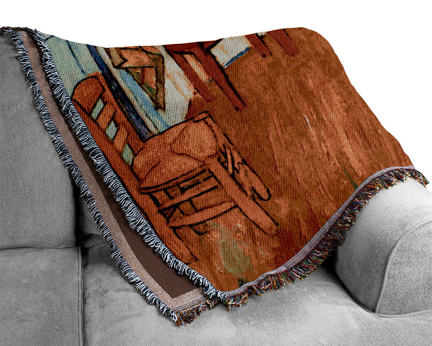 Van Gogh Room At Arles Woven Blanket