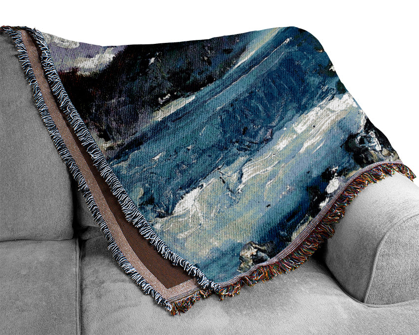 Lovis Corinth Walchensee With Larch Woven Blanket