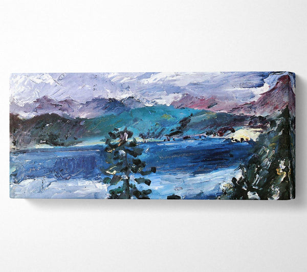 Lovis Corinth Walchensee With Larch