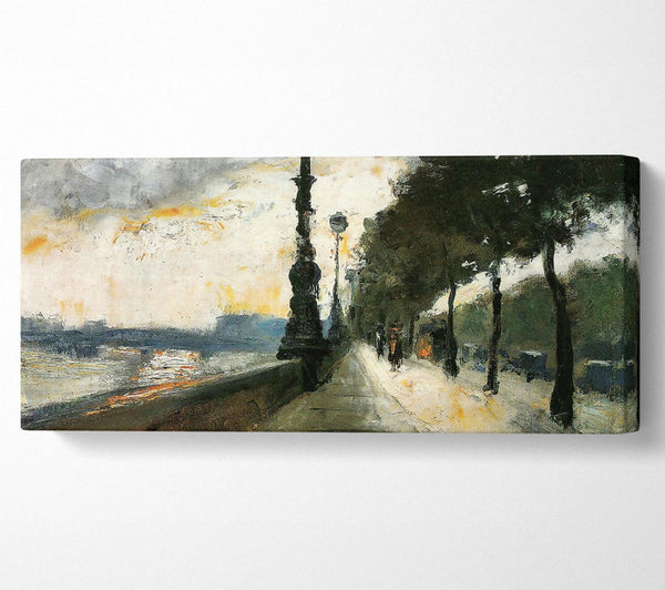 Waterloo Bridge In The Sun By Lesser Ury