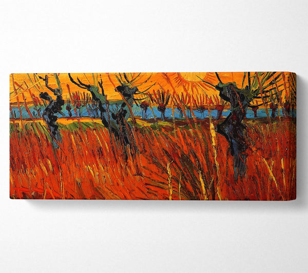Van Gogh Willows At Sunset