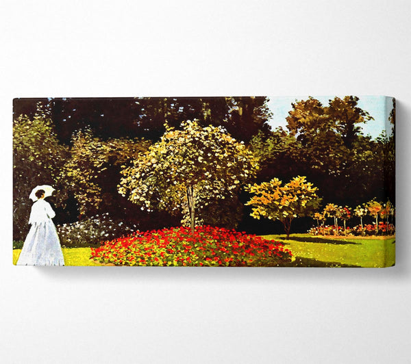 Monet Woman In The Park With Poppies