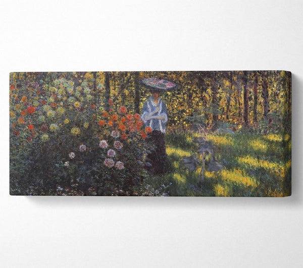 Monet Woman With A Parasol In The Garden Of Argenteuil