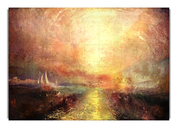 Yacht nähert sich der Küste von Joseph Mallord Turner