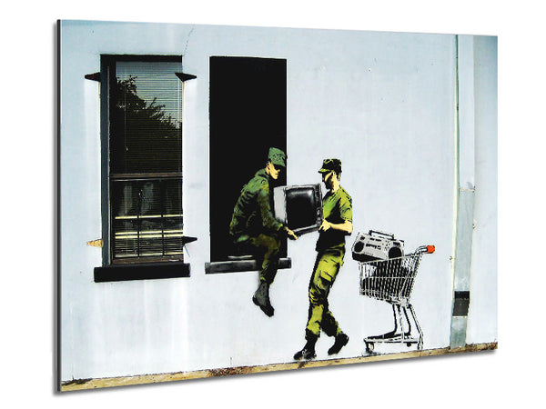 Army Heist Metal Print