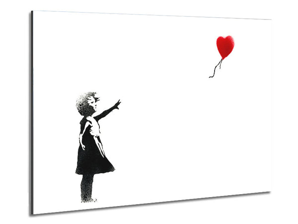 Balloon Girl Metal Print