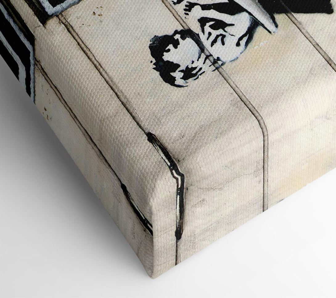  A Canvas Print of Banksy Bank Control Canvas Art
