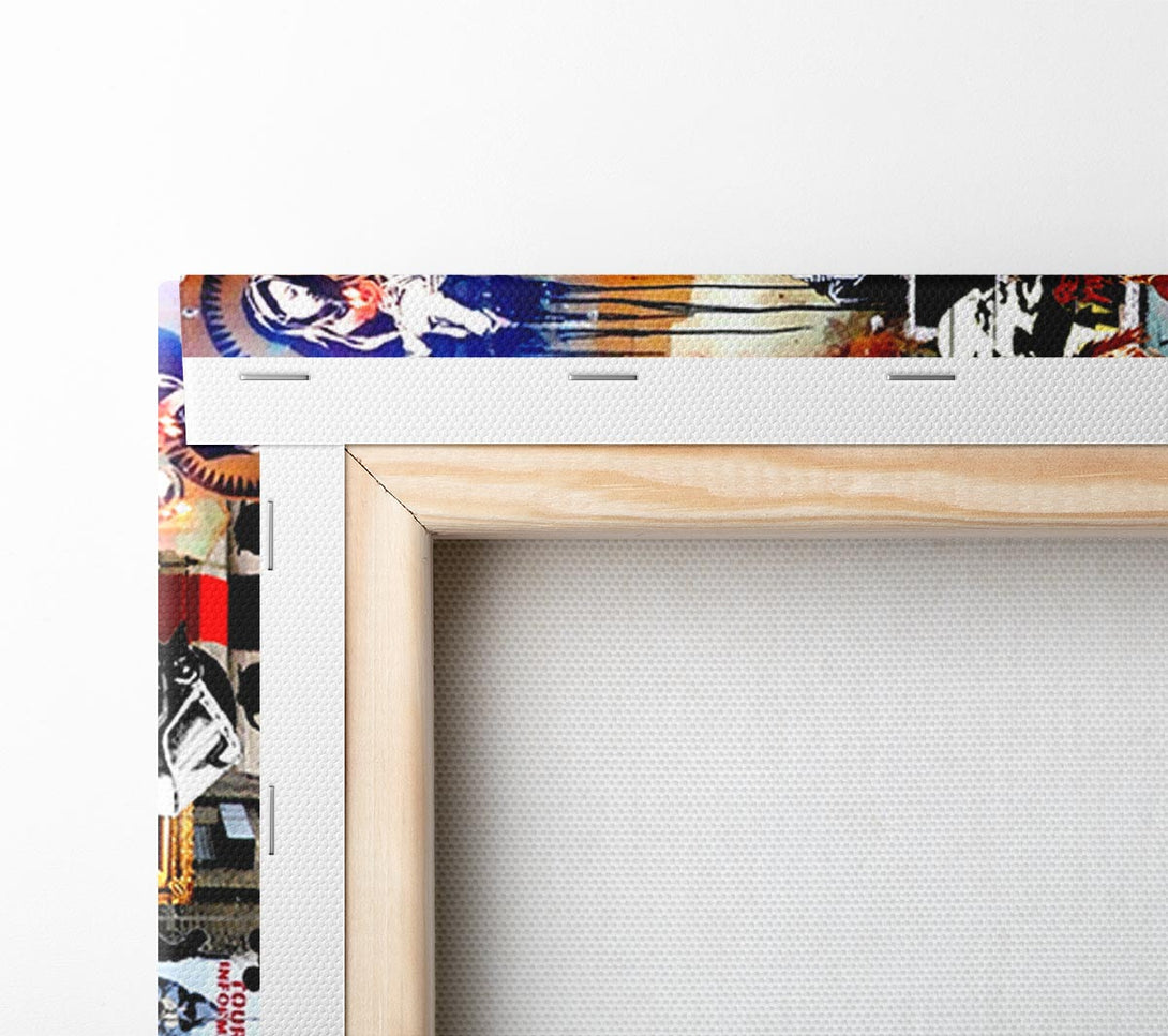  A Canvas Print of Banksy Collage 2 Canvas Art