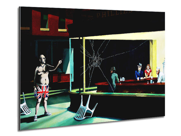 British Nighthawks Metal Print