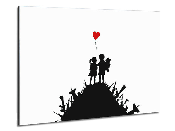 Childs Love War Metal Print