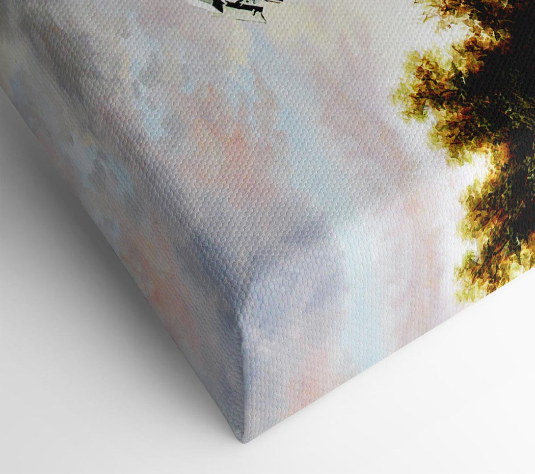  A Canvas Print of Banksy Countryside Cctv Canvas Art